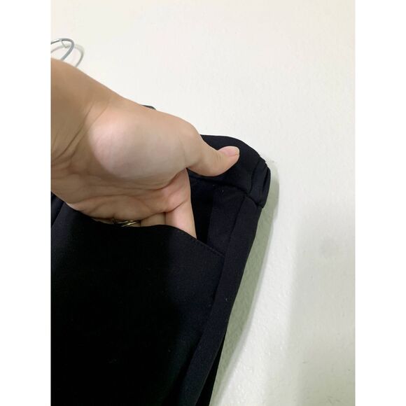 Catherines Black Pull On Elastic Waist Pants Womens Sz 22W Career Straight Leg - Picture 2 of 7